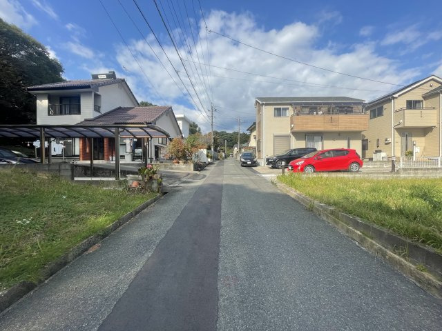 みやき町白壁土地の前面道路含む現地写真