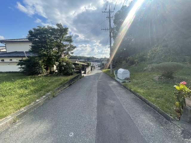 みやき町白壁土地の前面道路含む現地写真