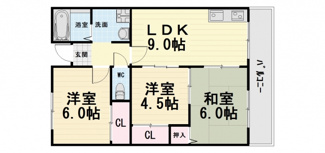 【間取り】 | コーポ雅