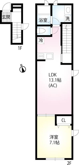 【間取り】 | VILLA　NISHIEIFUKU