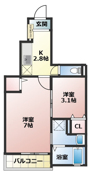 【間取り】 | ボヌール