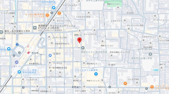 サンセール双葉町の地図