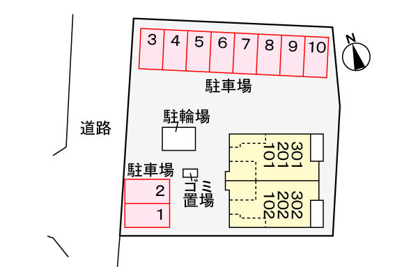 リコーラの区画図