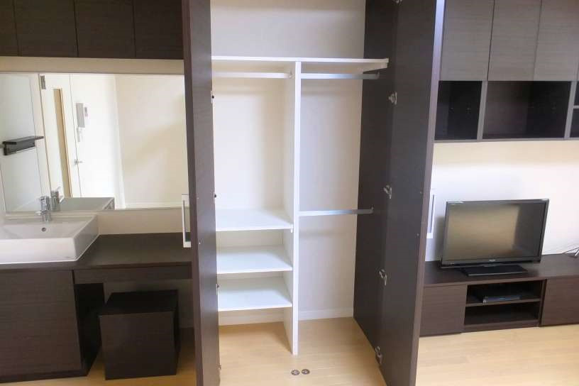 レオネクストＫＳＰＩＲＩＴ山桃の収納