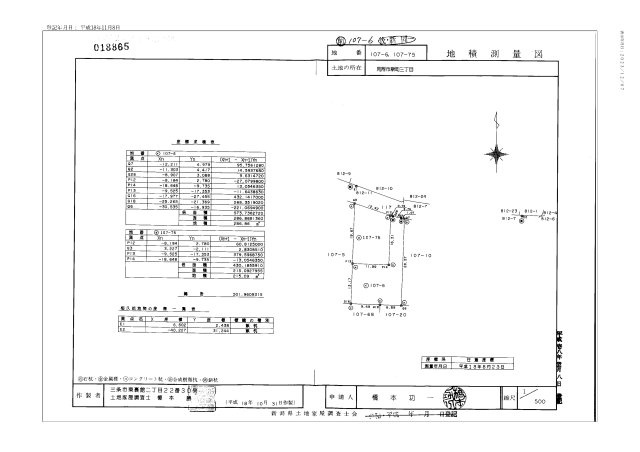 見附市新町三丁目　売土地の土地図