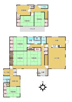 【間取り】 | 東光台中古住宅