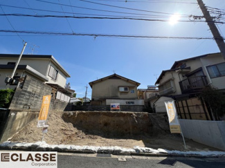 【前面道路含む現地写真】 | 宇治市広野町桐生谷　売土地　建築条件無し | 2沿線利用可能で3駅15分圏内にございますので通勤・通学も大変便利です。