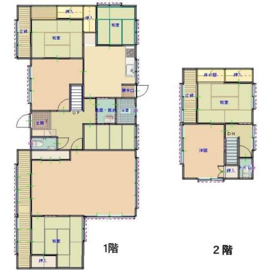 【間取り】 | 間取りは5SSLDKになります。
