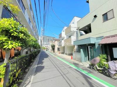 【前面道路含む現地写真】 | 葛飾区金町１丁目　新築戸建て全2棟