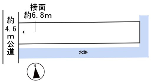６１７９９　羽島郡岐南町伏屋土地の区画図