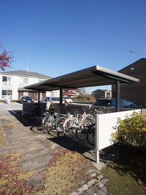 【その他共用部分】 | ヴィラフェリーチェⅡ参番館 | 屋根付きの駐輪場があります♪