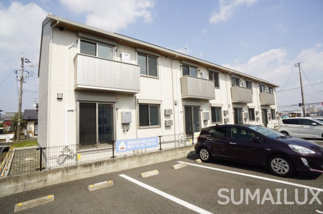 熊本市南区南高江１丁目のアパートの外観