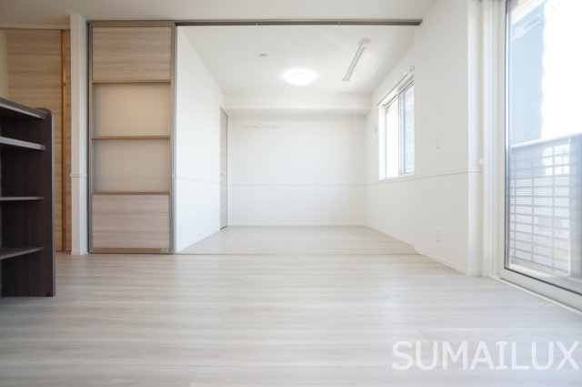 熊本市南区南高江１丁目のアパートの居間・リビング