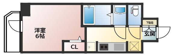 S-RESIDENCE都島Luxの間取り