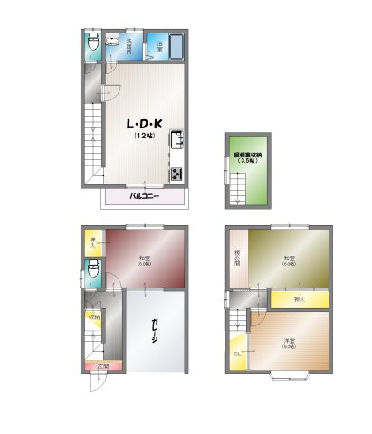 【間取り】 | 西京区桂上野東町