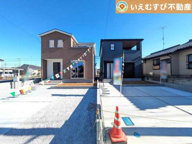 Livele Garden.S　行田城南の外観|令和6年1月12日撮影
【完成済み】落ち着いた色合いがおしゃれな飽きのこない外観！
ゆっくりご内覧いただけますのでぜひ一度現地をご覧ください！夢が膨らみます♪
