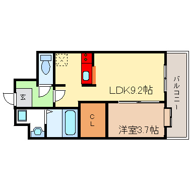 ES-Grande大阪 City Avenueの間取り