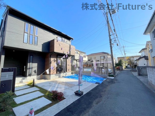 流山市加6丁目　新築戸建　全1棟の前面道路含む現地写真|前面道路含む現地写真です。
