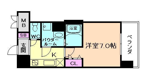 【間取り】 | レジュールアッシュ梅田北