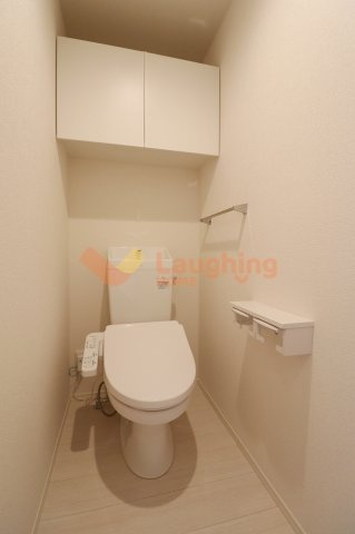 D-ROOM　FIRST　大善寺駅前のトイレ|落ち着いた色調のトイレです