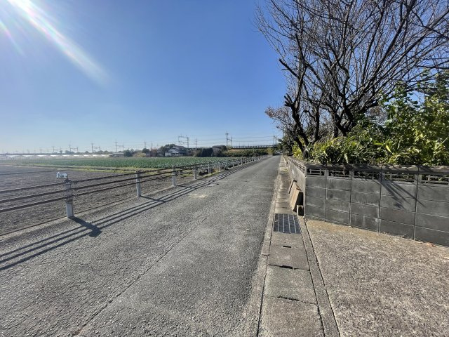 小郡市福童戸建の前面道路含む現地写真