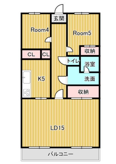 市川東レジデンスの間取り