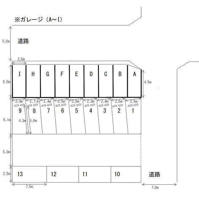 岐阜市早田本町１丁目の駐車場の間取り