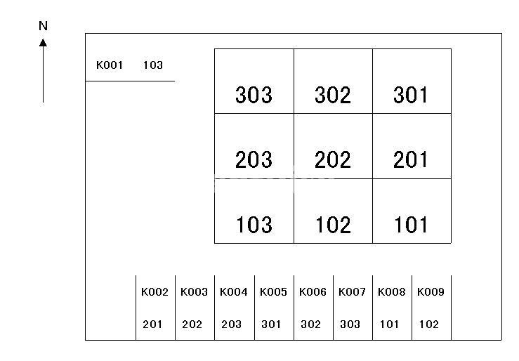 エステート豊の駐車場|駐車場