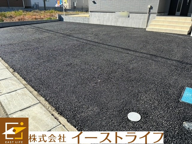 佐糠町第6　全2棟の駐車場|3台駐車可能（車種による）　2024.1.24撮影　