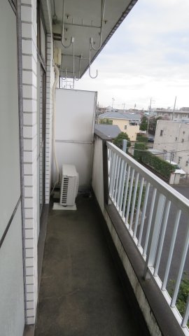 アカネフラッツのバルコニー