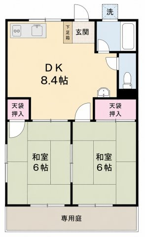シティハイム名古屋の間取り
