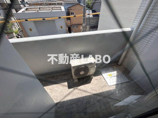 スプランディッド天王寺IIIのバルコニー