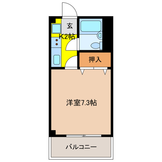 【間取り】 | 三向ハイツ若草