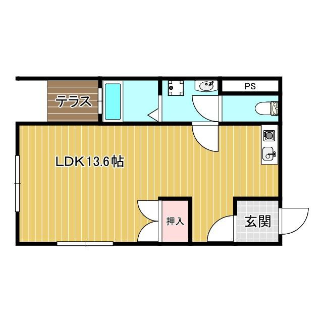 ソレイユ平野の間取り