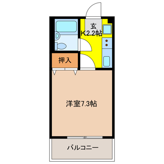【間取り】 | 三向ハイツ若草