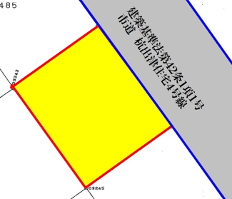 【区画図】 | 杭出津２丁目　売地