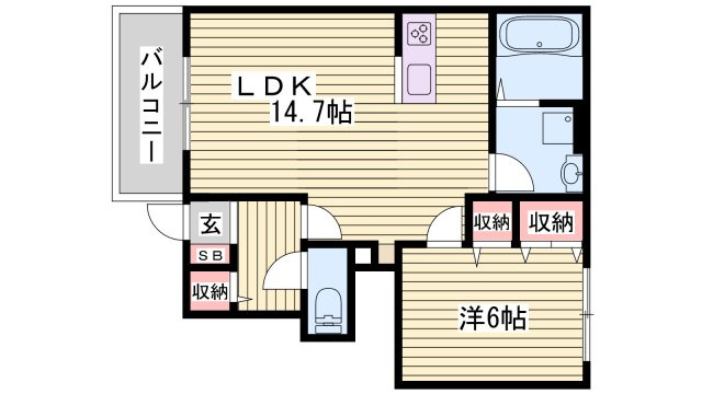 ブリック　フェアリーⅢの間取り