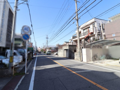 【前面道路含む現地写真】 | 岡崎市六供本町2丁目土地