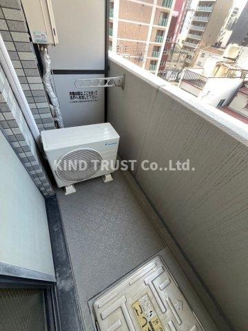 エスリード梅田東のバルコニー|TVモニターフォン付きで安心です