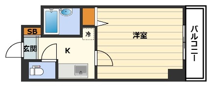 エスリード梅田東の間取り