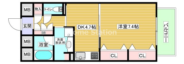 【間取り】 | アルグラッド野田駅前