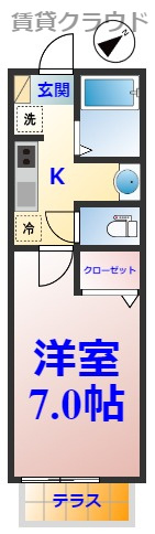 Rapa Maple（ラパメイプル）の間取り|ひと味違う？不動産屋のイメージを変えたい！『いい部屋ネット千葉蘇我店』へ是非お越しください♪