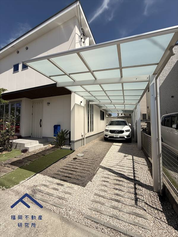 小郡市三沢　戸建ての駐車場