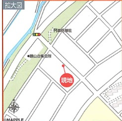 【地図】 | 春日井市藤山台11期　全2棟<仲介手数料無料　藤山台小学校・藤山台中学校＞ | 拡大図　春日井市藤山台９丁目4－５