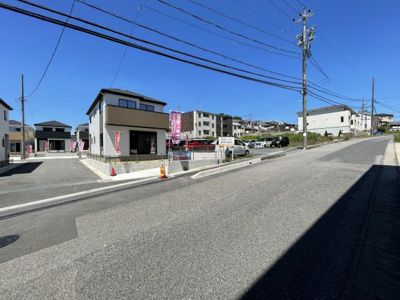 【前面道路含む現地写真】 | 日進市第1浅田平子 全2棟　＜仲介手数料無料＞西小・日進西中　新築一戸建て | 新築戸建の事はマックバリュで住まい相談へお任せください。