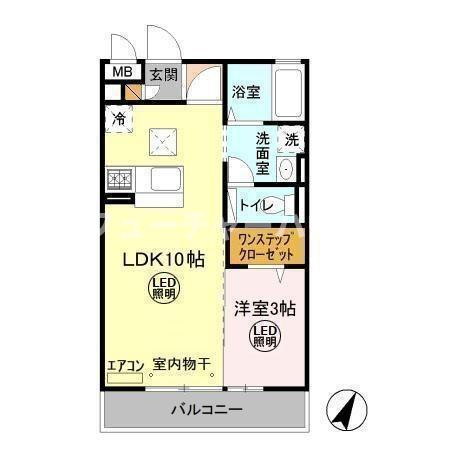 アクエリアスの間取り