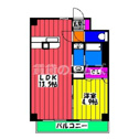 【間取り】 | ベルカンパーニュの間取り
