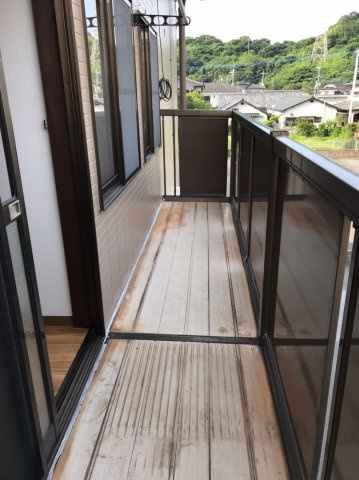 コーポ華のバルコニー