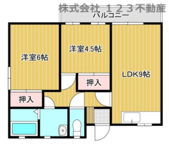 コーポ華の間取り