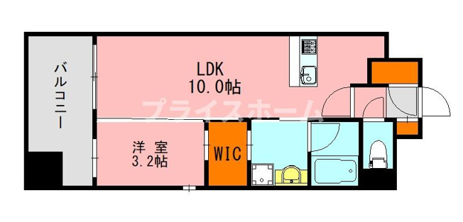【間取り】 | LANDIC　K104